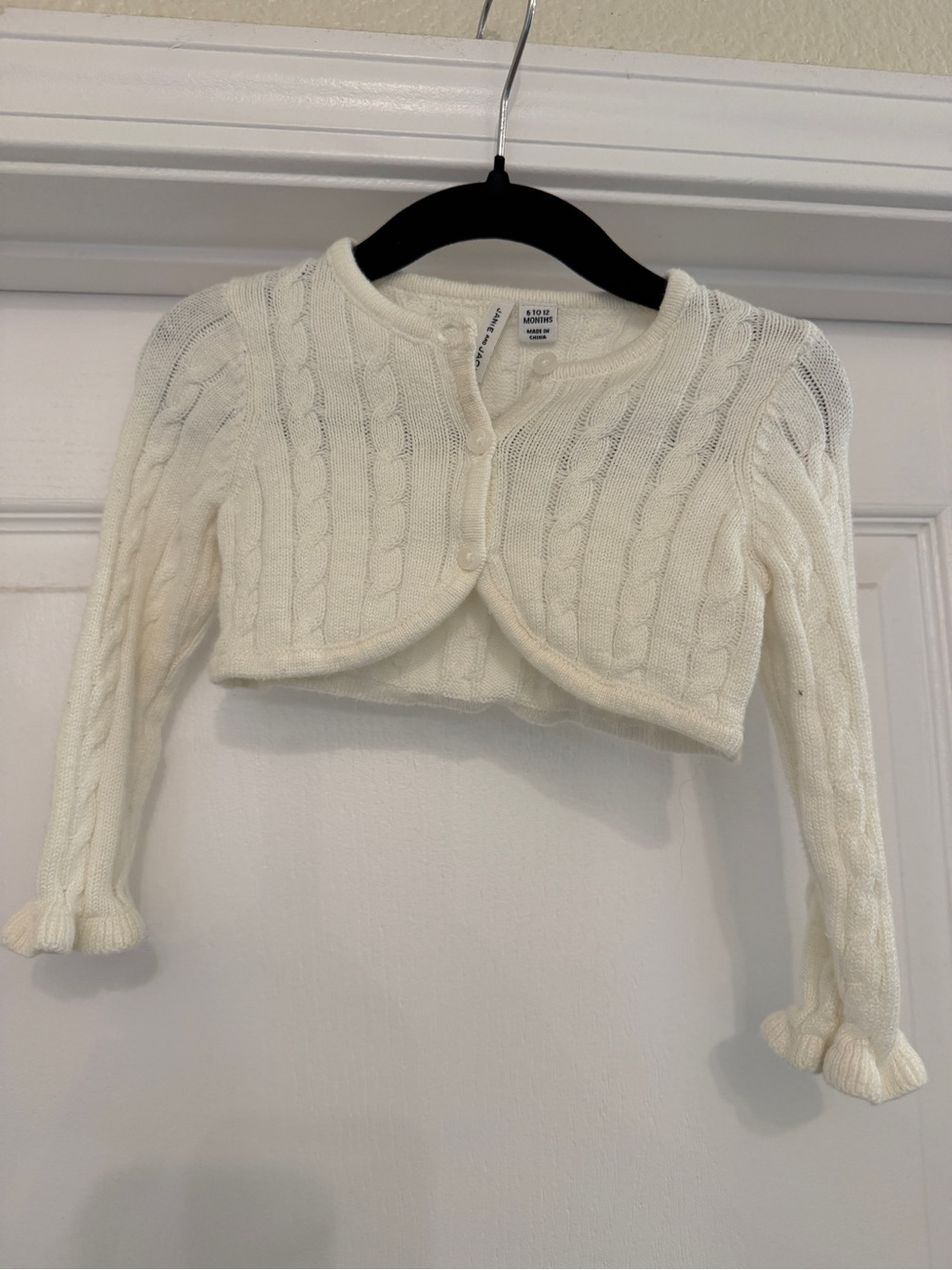 Janie and Jack Cardigan - 6-12 months